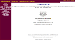 Desktop Screenshot of meltonfurnitureproject.co.uk