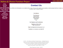 Tablet Screenshot of meltonfurnitureproject.co.uk